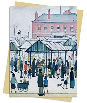 portada L. S. Lowry: Market Scene Greeting Card Pack: Pack of 6 (Greeting Cards) (en Inglés)