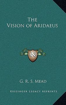 portada the vision of aridaeus (in English)