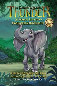 portada Thunder: An Elephant's Journey: German Edition (en Alemán)