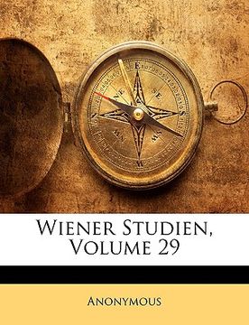 portada wiener studien, volume 29 (en Inglés)