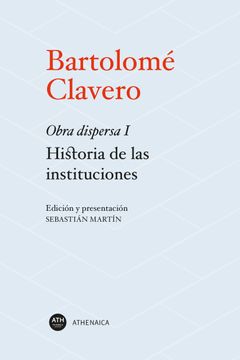 portada Historia de las Instituciones