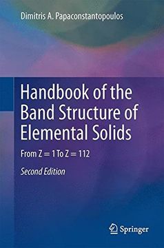 portada handbook of the band structure of elemental solids (en Inglés)