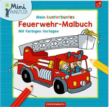 portada Mein Kunterbuntes Feuerwehr-Malbuch (en Alemán)