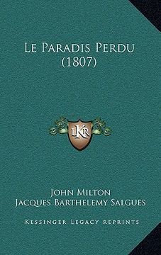 portada Le Paradis Perdu (1807) (en Francés)