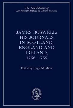 portada James Boswell, the Journals in Scotland, England and Ireland, 1766-1769
