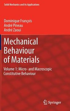 portada mechanical behaviour of materials (in English)