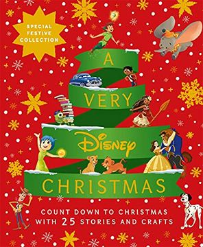 portada A Very Disney Christmas: Count Down to Christmas With Twenty-Five Festive Stories and Crafts (in English)