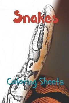 portada Snake Coloring Sheets: 30 Snake Drawings, Coloring Sheets Adults Relaxation, Coloring Book for Kids, for Girls, Volume 8