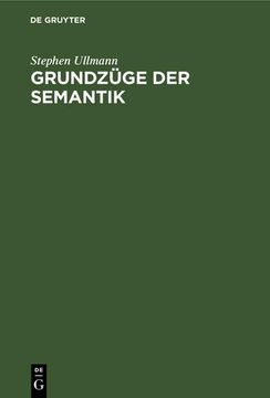 portada Grundzüge der Semantik (in German)