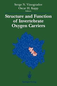 portada structure and function of invertebrate oxygen carriers (en Inglés)