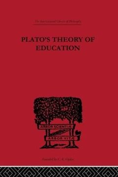 portada Plato's Theory of Education (International Library of Philosophy)