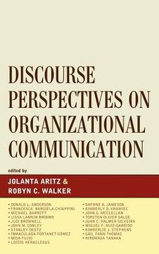 portada discourse perspectives in organizational communication