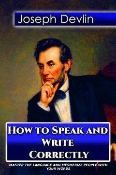 portada How to Speak and Write Correctly (in English)