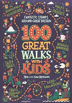 portada 100 Great Walks With Kids: Fantastic Stomps Around Great Britain (en Inglés)