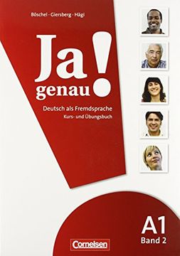 portada Ja Genau! Kurs- und Ubungsbuch mit Losungen und cd a1 Band 2 (en Alemán)