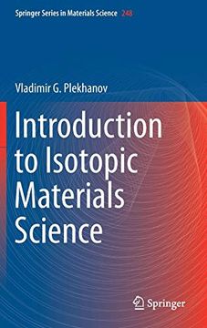portada Introduction to Isotopic Materials Science (Springer Series in Materials Science) (en Inglés)