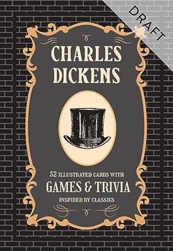 portada Charles Dickens: 52 Illustrated Cards With Games and Trivia Inspired by Classics (in English)