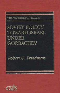 portada soviet policy toward israel under gorbachev (en Inglés)