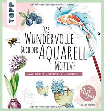 portada Das Wundervolle Buch der Aquarell-Motive -Language: German (in German)