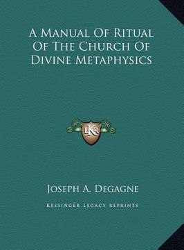 portada a manual of ritual of the church of divine metaphysics (in English)