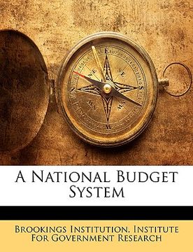 portada a national budget system (en Inglés)