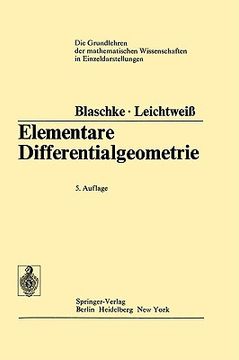 portada elementare differentialgeometrie (en Inglés)