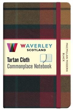 portada Macmillan Modern Black: Waverley Genuine Tartan Cloth Commonplace Not (9Cm x 14Cm) (Waverley Scotland Tartan Cloth Commonplace Nots (en Inglés)