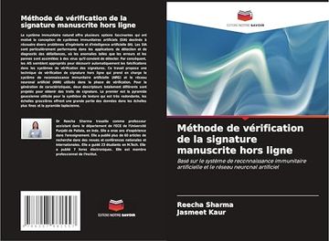 portada Méthode de Vérification de la Signature Manuscrite Hors Ligne (en Francés)