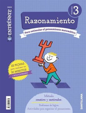 portada Razonamiento 3º Educacion Primaria Entrenate Cuaderno Castellano (in Spanish)