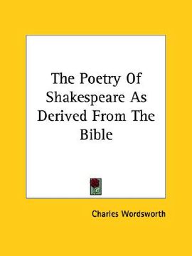 portada the poetry of shakespeare as derived from the bible (in English)