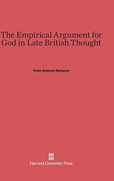 portada The Empirical Argument for god in Late British Thought (in English)