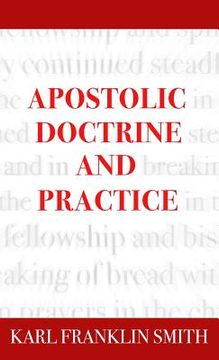 portada Apostolic Doctrine And Practice (en Inglés)