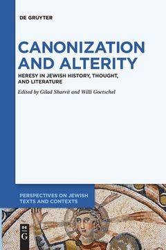 portada Canonization and Alterity (en Inglés)