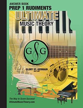 portada Prep 1 Rudiments Ultimate Music Theory Theory Answer Book: Prep 1 Rudiments Answer Book (Identical to the Prep 1 Theory Workbook), Saves Time for. (Ultimate Music Theory Rudiments Books) (en Inglés)