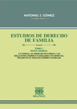 portada Estudios de Derecho de familia Tomo I Parte general