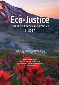 portada Eco-Justice: Essays on Theory and Practice in 2017 (in English)