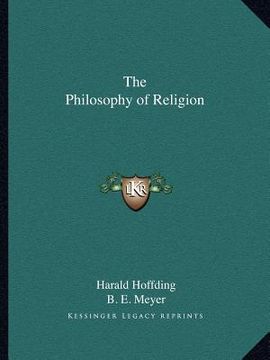 portada the philosophy of religion