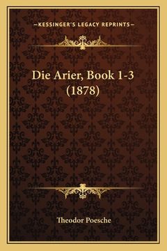 portada Die Arier, Book 1-3 (1878) (in German)