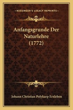 portada Anfangsgrunde Der Naturlehre (1772) (in German)