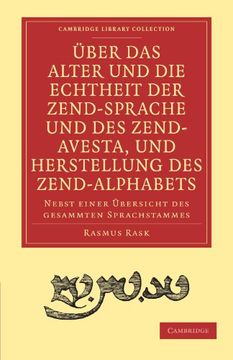 portada Uber das Alter und die Echtheit der Zendsprache und des Zend-Avesta, und Herstellung des Zend-Alphab (Cambridge Library Collection - Linguistics) (en Alemán)