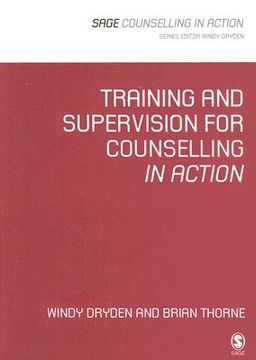portada training and supervision for counselling in action (en Inglés)