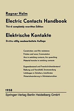 portada Elektrische Kontakte / Electric Contacts Handbook (in German)