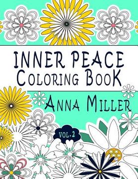 portada Inner Peace Coloring Book (Vol.2): Adult Coloring Book for creative coloring, meditation and relaxation (in English)