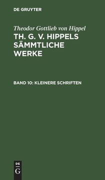 portada Kleinere Schriften (German Edition) [Hardcover ] (en Alemán)