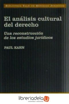 portada El Análisis Cultural del Derecho (in Spanish)