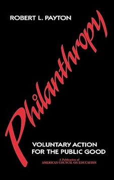 portada philanthropy: voluntary action for the public good (in English)