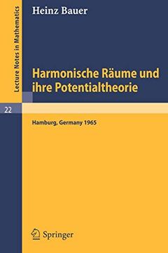 portada Harmonische Räume und Ihre Potentialtheorie: Ausarbeitung Einer im Sommersemester 1965 an der Universität Hamburg Gehaltenen Vorlesung (in German)