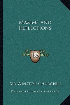 portada maxims and reflections (in English)