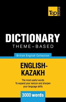 portada Theme-based dictionary British English-Kazakh - 3000 words
