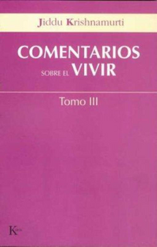 portada Comentarios Sobre el Vivir Tomo iii (in Spanish)